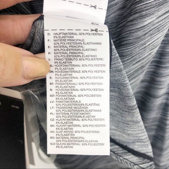 ADIDAS | Gray & Black Xback Tank Top Elastic Strap - Picture 6 of 6